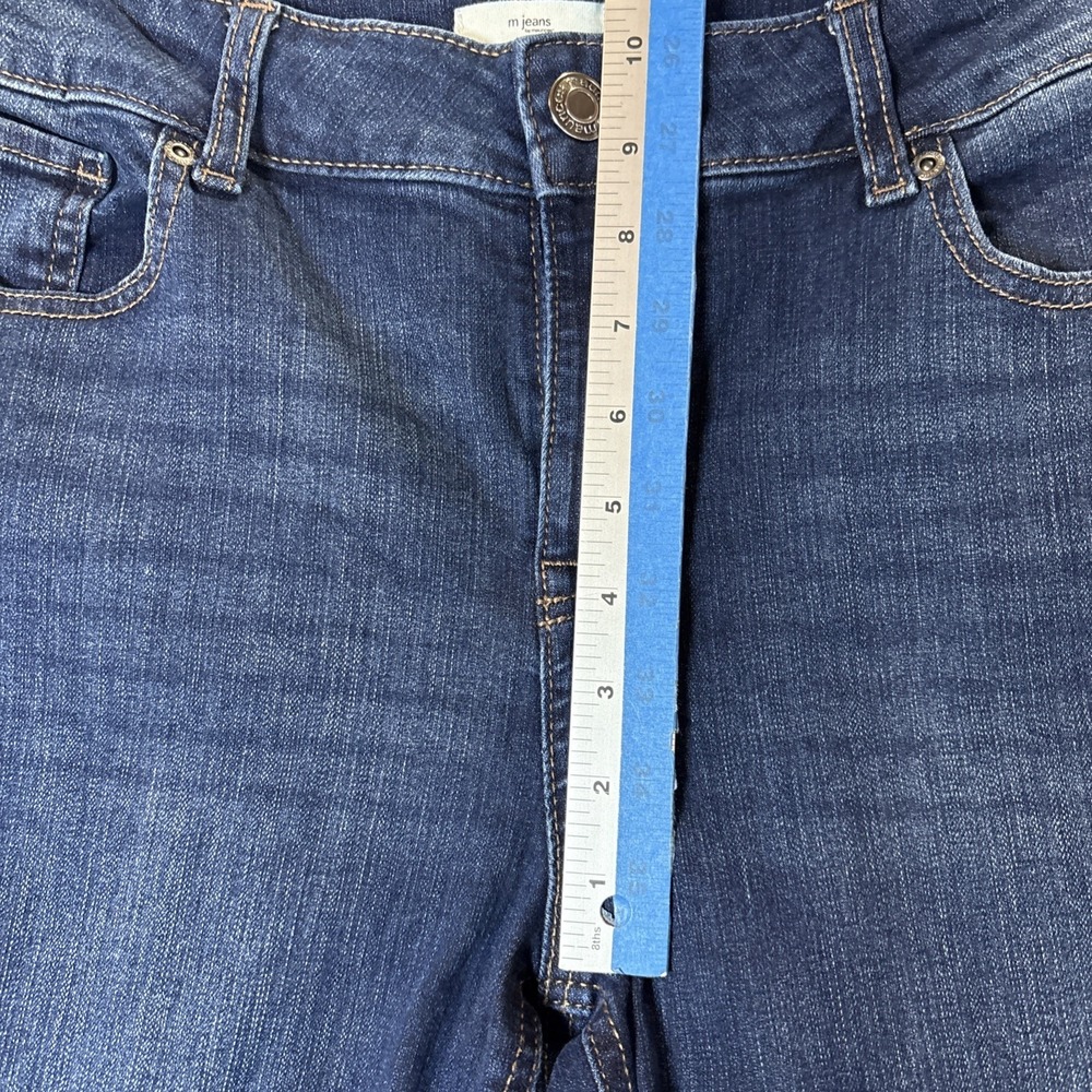 M Jeans by Maurices Mid Rise Slim Boot Women Size 12 Blue Stretch - Picture 6 of 10